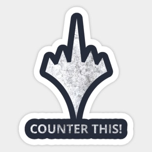 Counter This! | MTG Planeswalker Logo F U Sticker